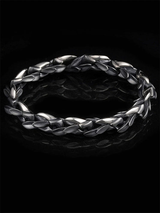 Eagle Claw Dragon Fang 925 Silver Bracelet product view 2