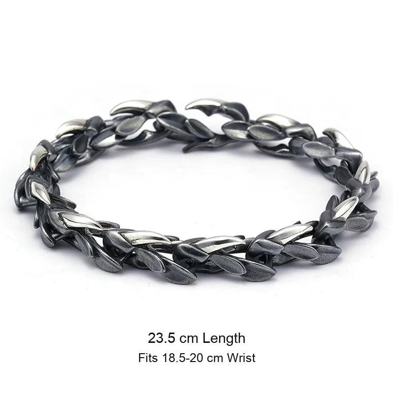 Eagle Claw Dragon Fang 925 Silver Bracelet size option 3