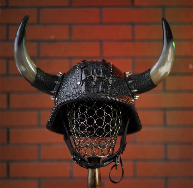 decorative-OpenFace-helmet-Crocodile-Leather