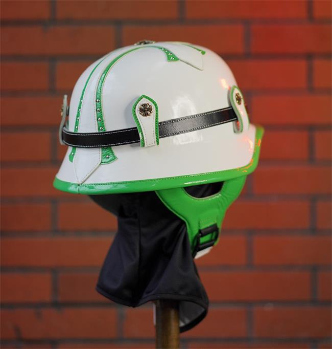 decorative-OpenFace-helmet-Cowhide-Leather