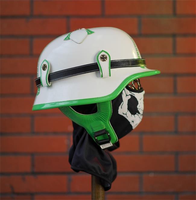 decorative-OpenFace-helmet-Cowhide-Leather
