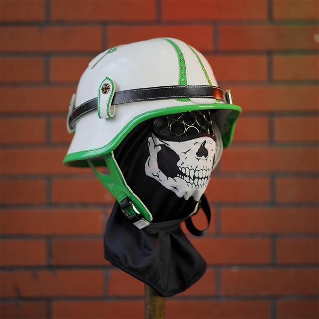 decorative-OpenFace-helmet-Cowhide-Leather