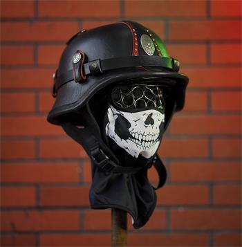 decorative-OpenFace-helmet-Cowhide-Leather