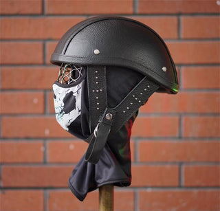 decorative-Half-helmet-Cowhide-Leather