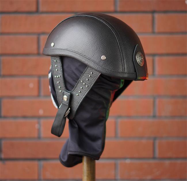 decorative-Half-helmet-Cowhide-Leather