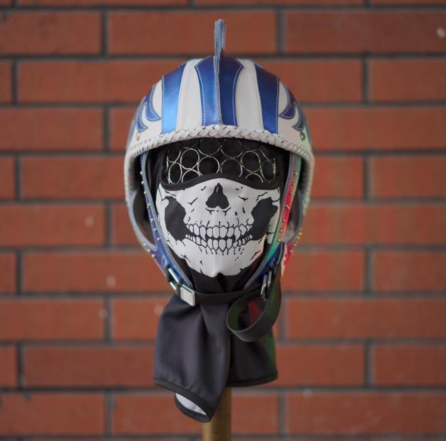 decorative-Half-helmet-Cowhide-Leather