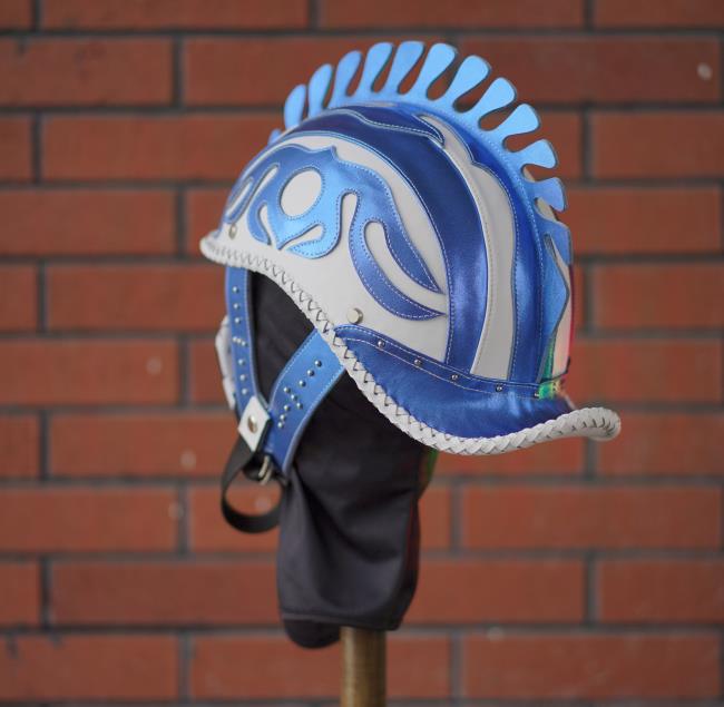 decorative-Half-helmet-Cowhide-Leather