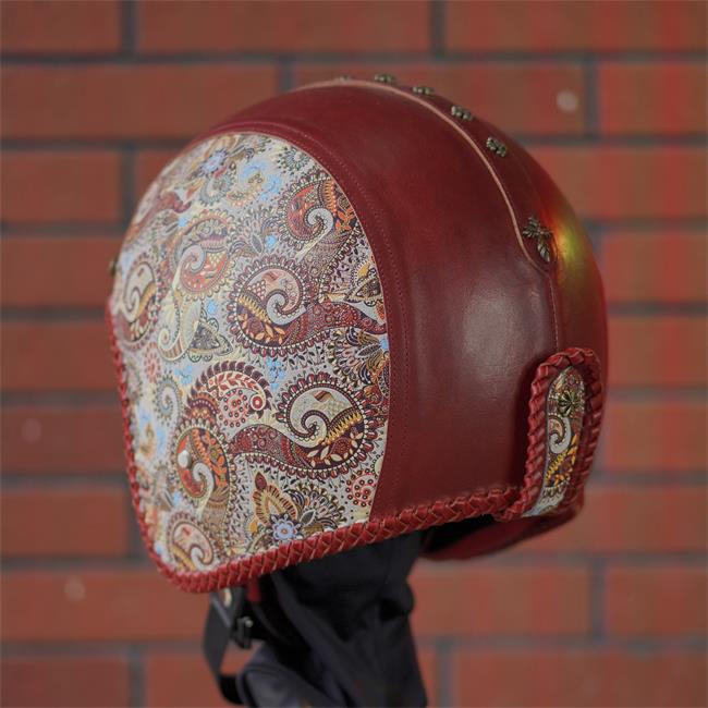 decorative-3/4helmet-Cowhide-Leather