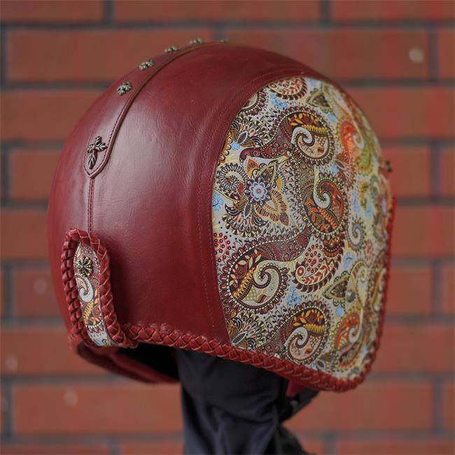 decorative-3/4helmet-Cowhide-Leather