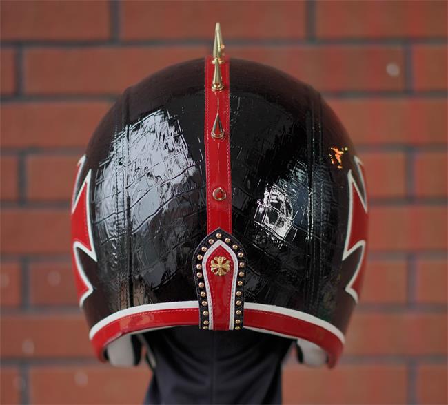 decorative-3/4helmet-Cowhide-Leather