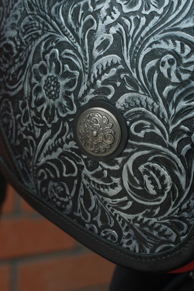 decorative-3/4helmet-Cowhide-Leather