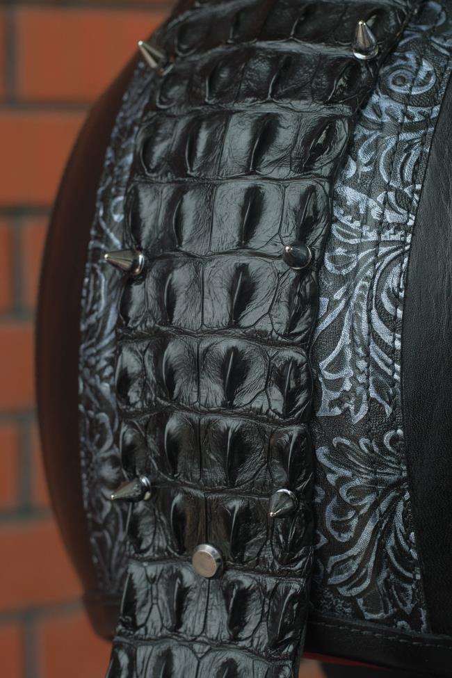 decorative-3/4helmet-Cowhide-Leather