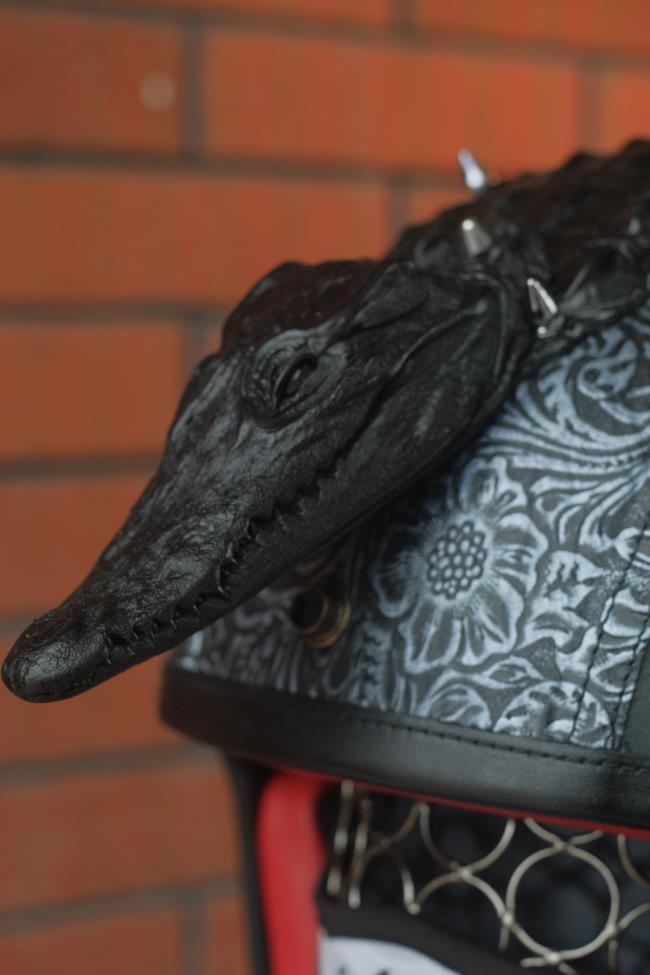decorative-3/4helmet-Cowhide-Leather