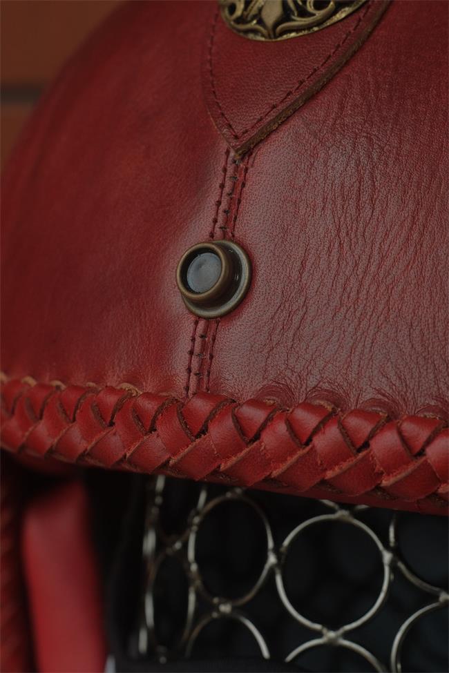 decorative-3/4helmet-Cowhide-Leather