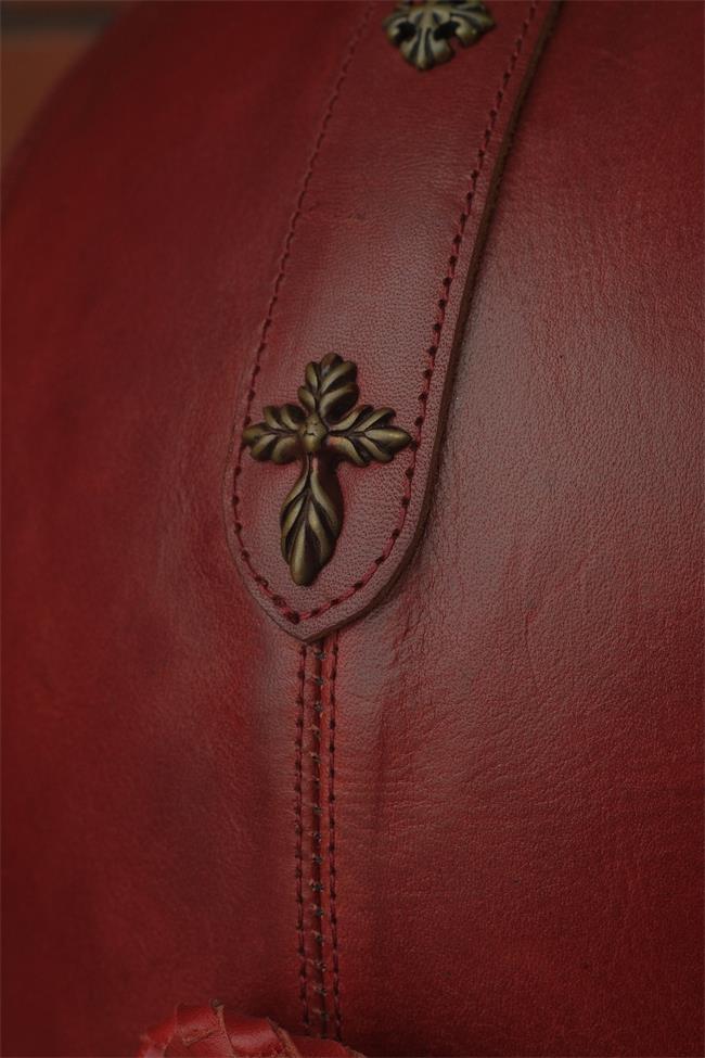 decorative-3/4helmet-Cowhide-Leather