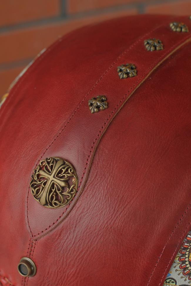 decorative-3/4helmet-Cowhide-Leather