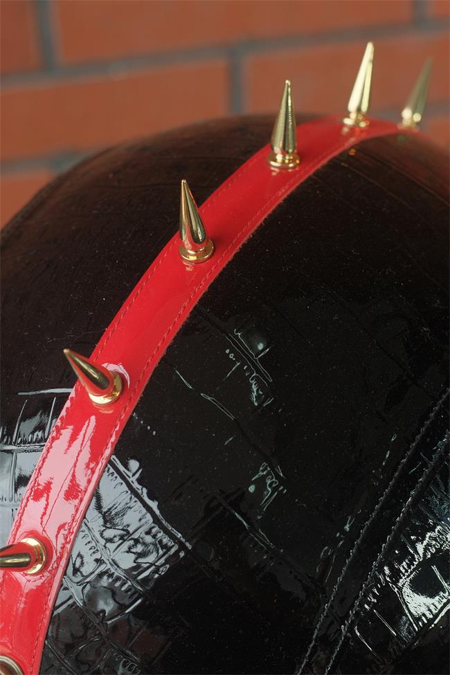 decorative-3/4helmet-Cowhide-Leather