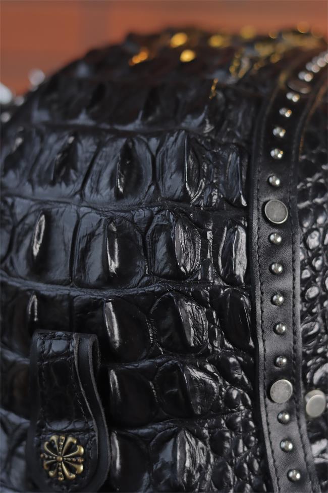 decorative-OpenFace-helmet-Crocodile-Leather
