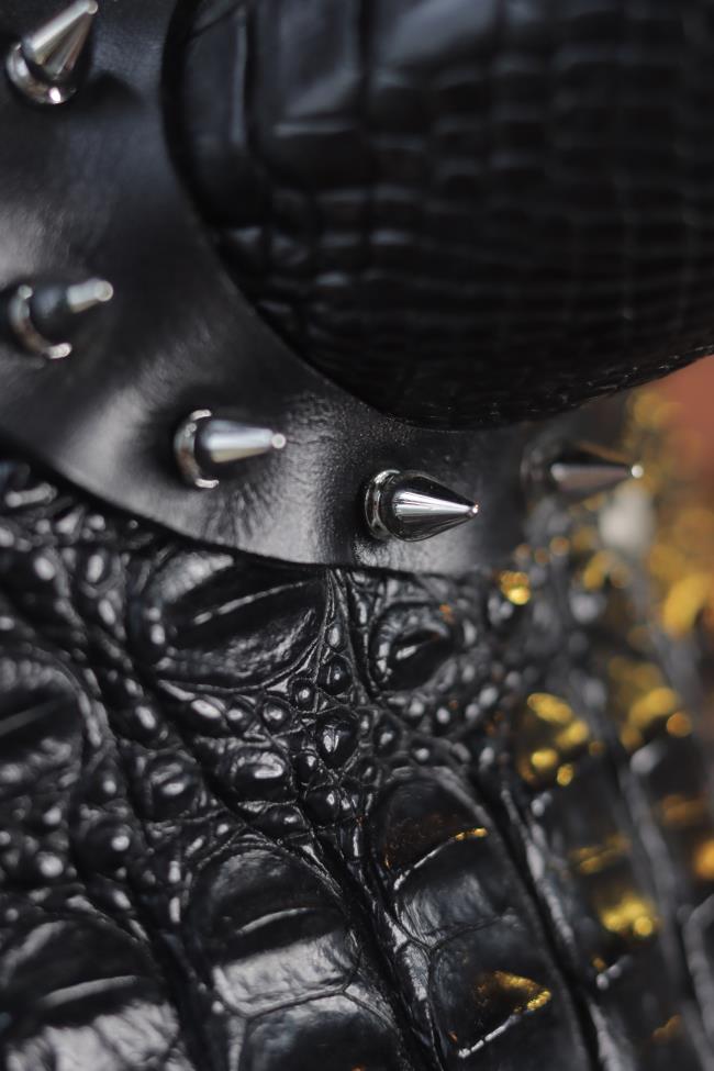 decorative-OpenFace-helmet-Crocodile-Leather
