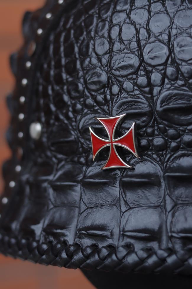decorative-OpenFace-helmet-Crocodile-Leather