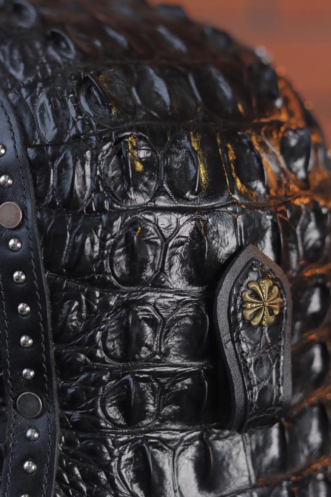 decorative-OpenFace-helmet-Crocodile-Leather