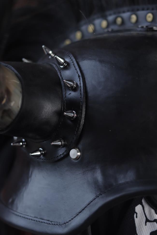 decorative-OpenFace-helmet-Cowhide-Leather