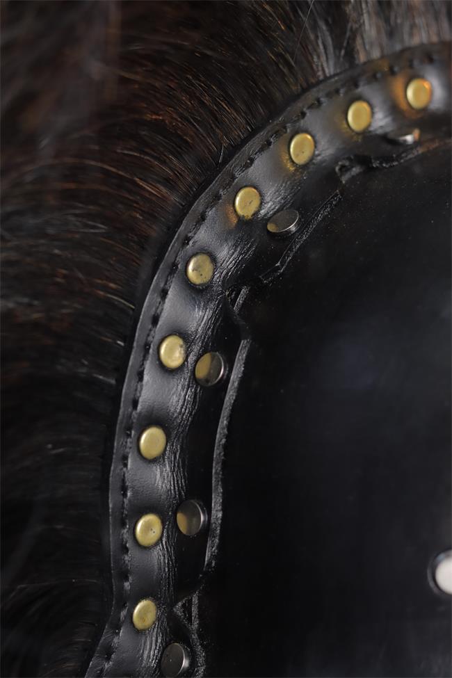 decorative-OpenFace-helmet-Cowhide-Leather