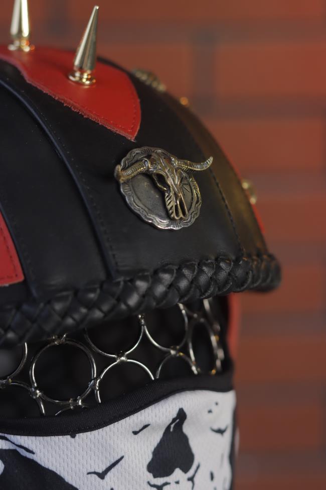 decorative-Half-helmet-Cowhide-Leather