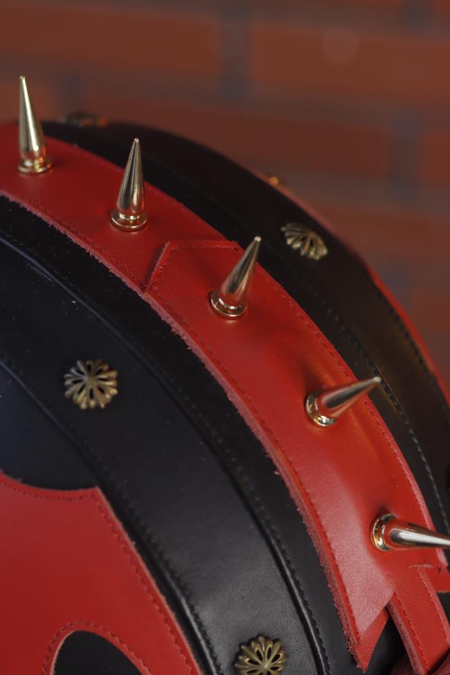 decorative-Half-helmet-Cowhide-Leather