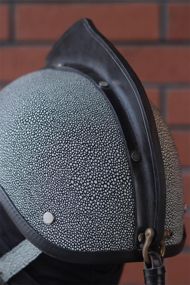 decorative-Half-helmet-Cowhide-Leather
