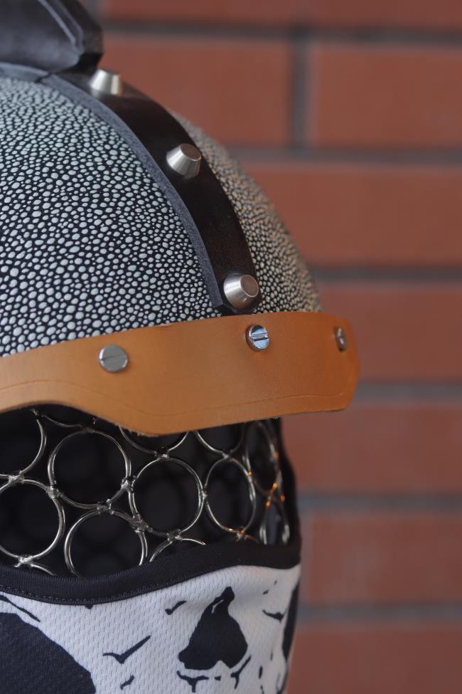 decorative-Half-helmet-Cowhide-Leather