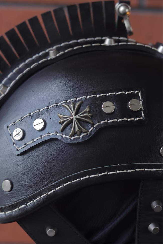 decorative-Half-helmet-Cowhide-Leather