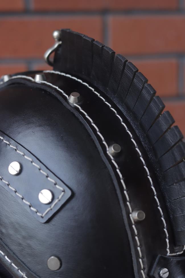 decorative-Half-helmet-Cowhide-Leather