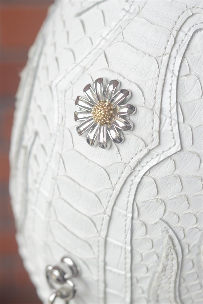 decorative-Half-helmet-Python-Leather