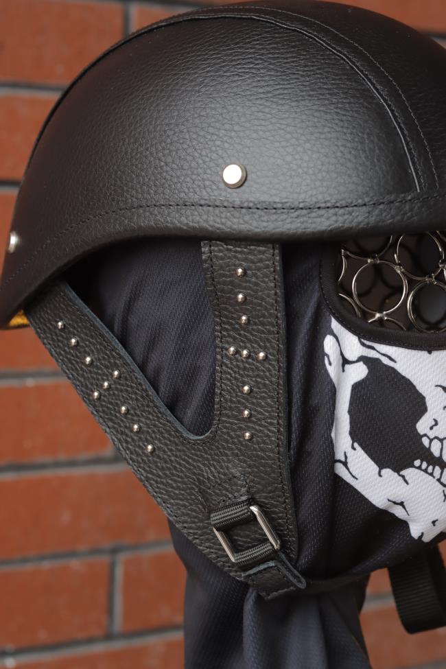 decorative-Half-helmet-Cowhide-Leather