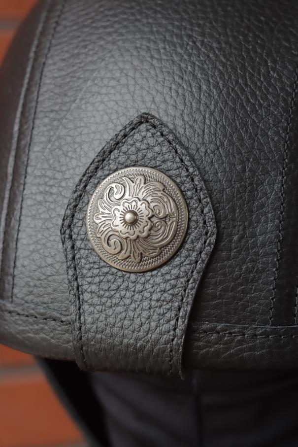 decorative-Half-helmet-Cowhide-Leather