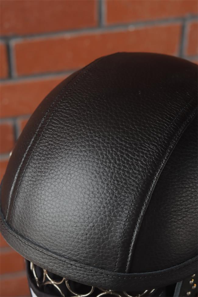 decorative-Half-helmet-Cowhide-Leather