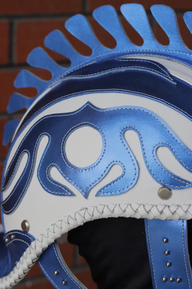 decorative-Half-helmet-Cowhide-Leather