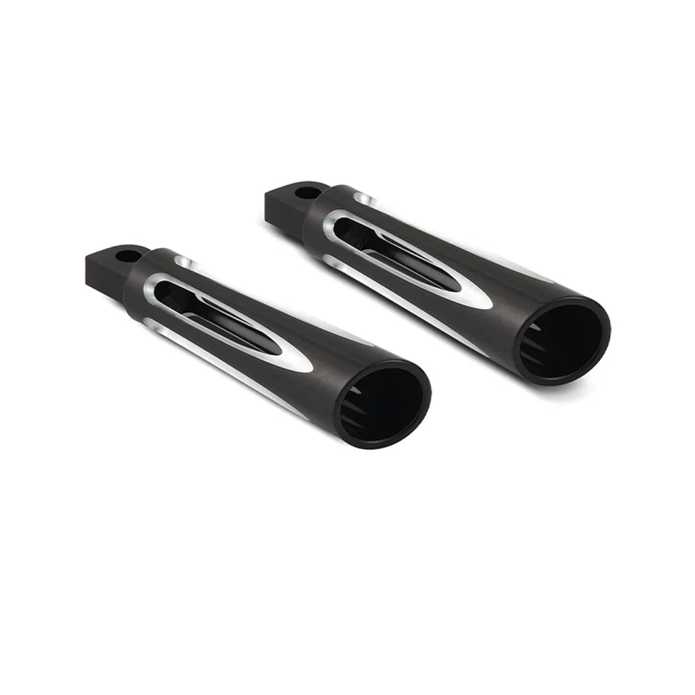 Arlen Ness 1620-0523 black universal small motorcycle foot pegs