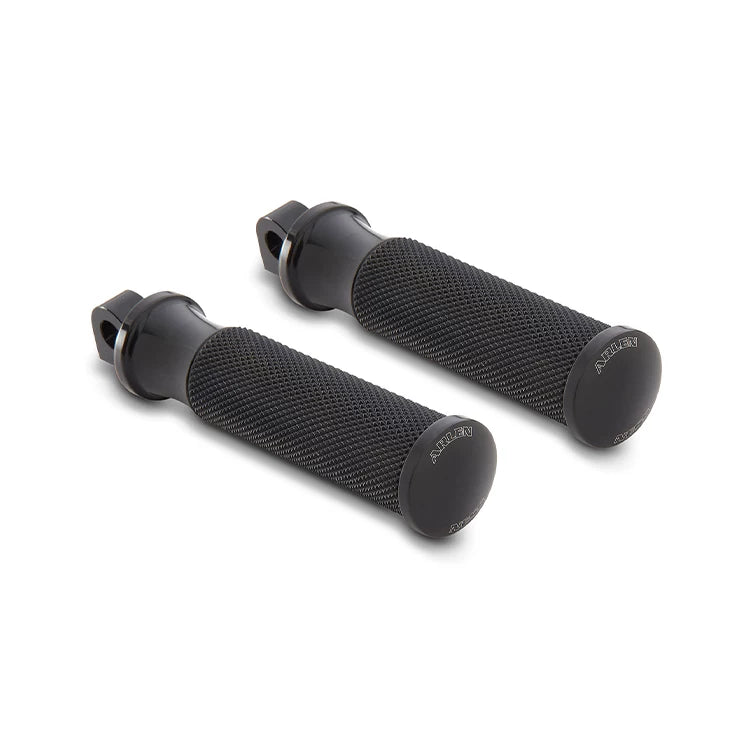 Arlen Ness 1620-0896 black smooth motorcycle foot pegs