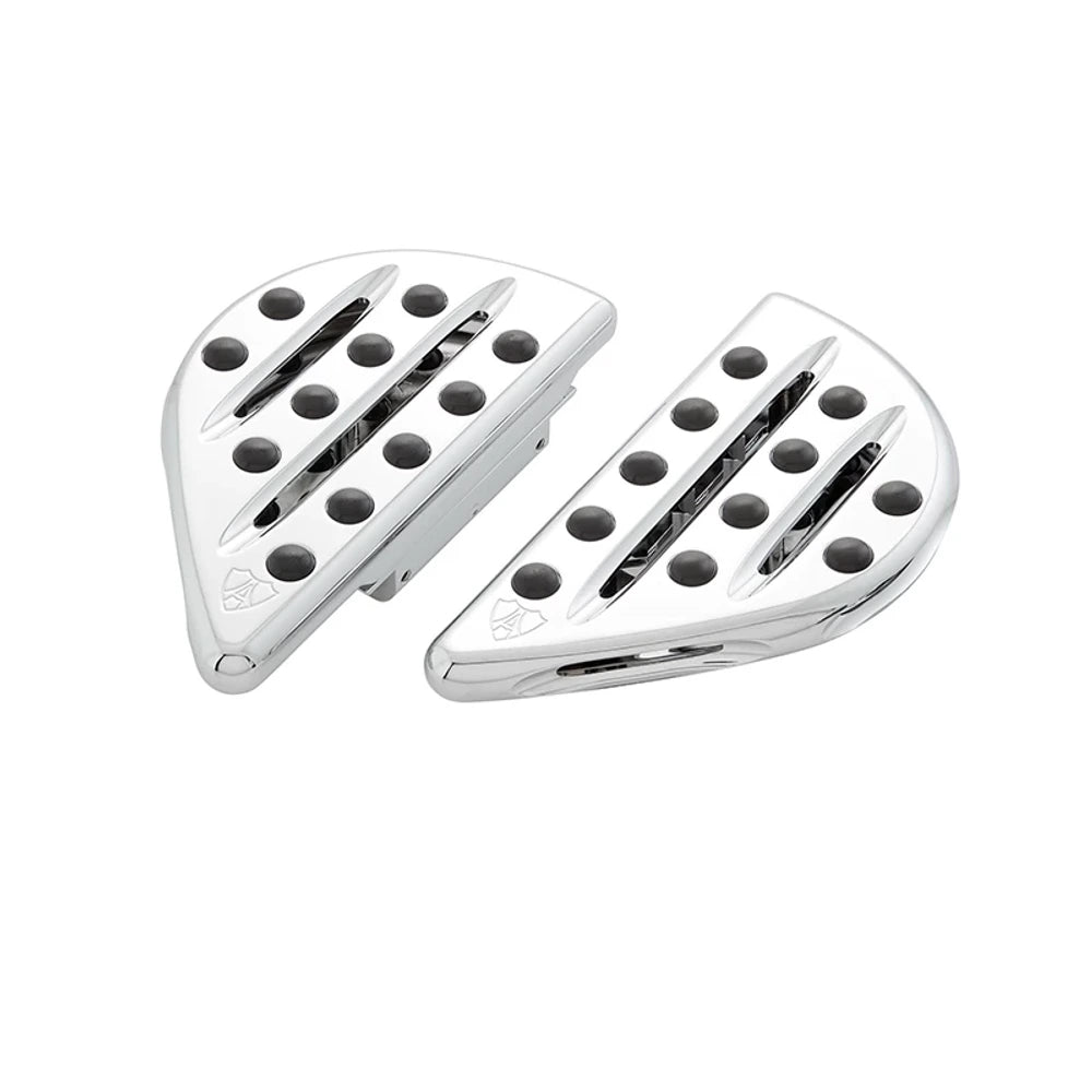 Arlen Ness 1621-0783 chrome rear footboards for Harley Touring models
