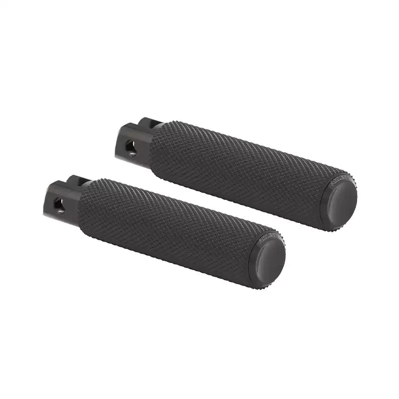 Arlen Ness black knurled foot pegs product pair
