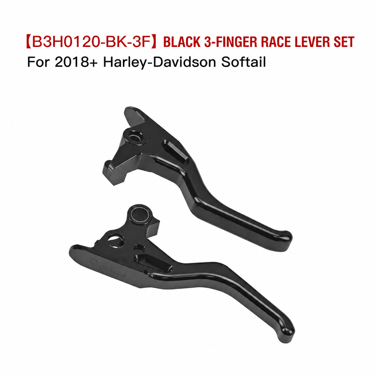 B3H0120-BK-3F black race lever set