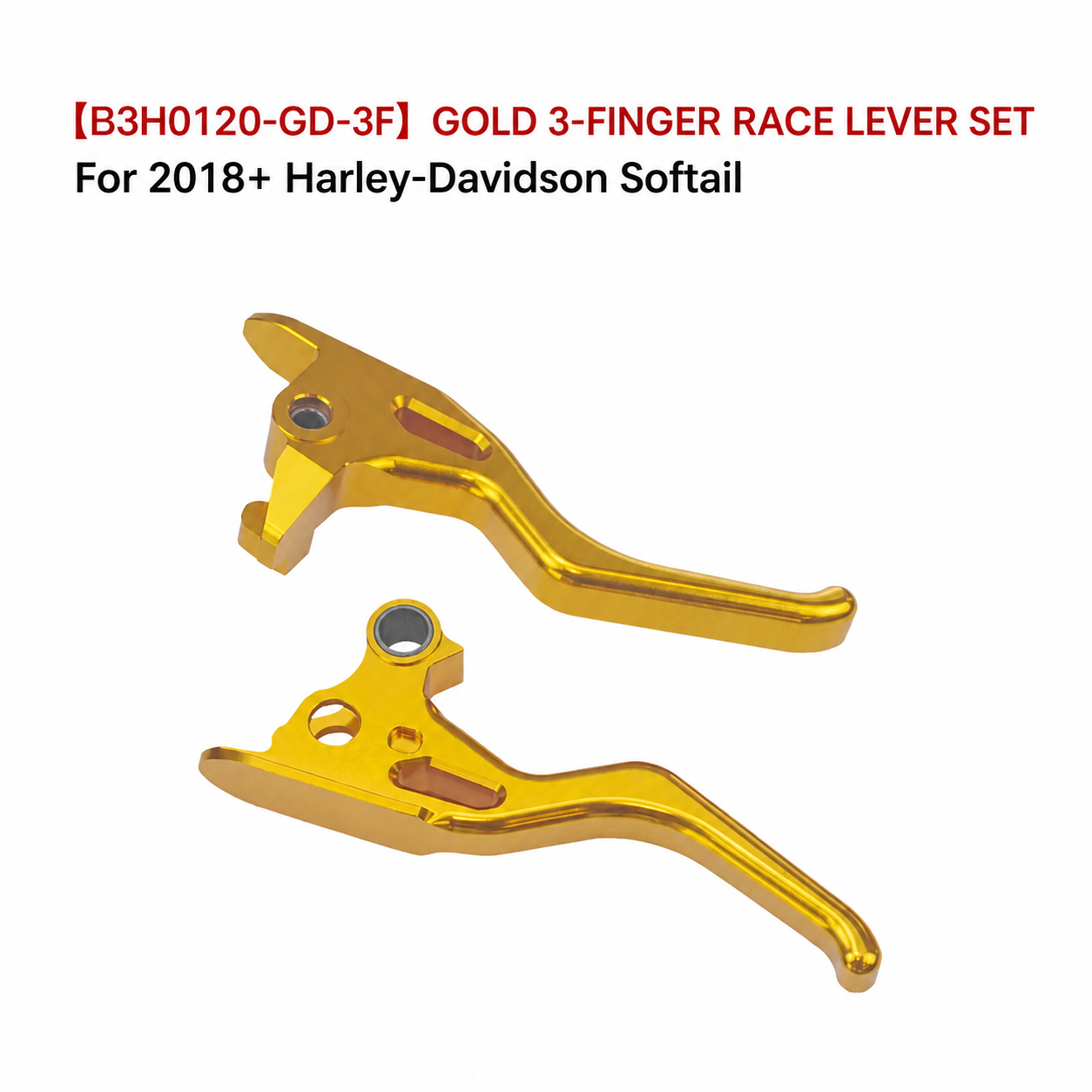 B3H0120-GD-3F gold race lever set