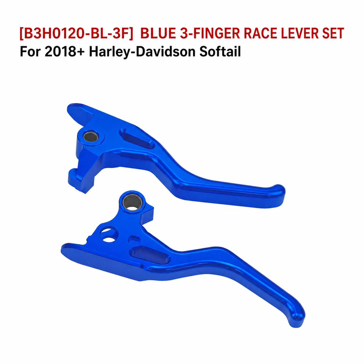 B3H0120-BL-3F blue race lever set