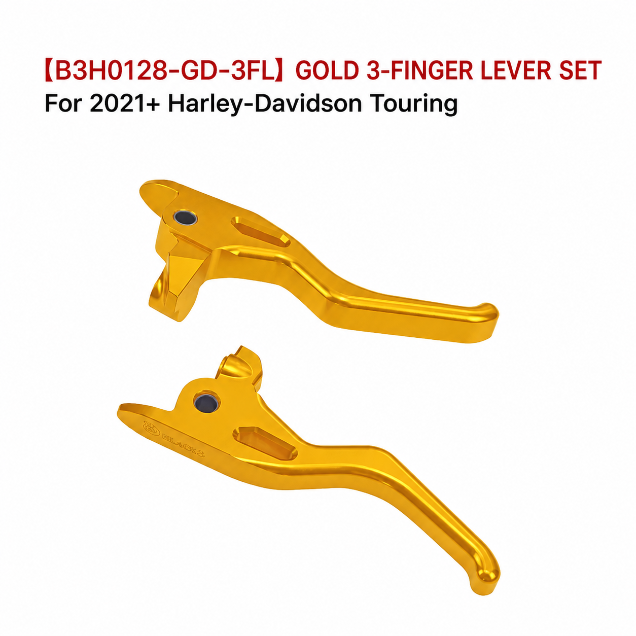 B3H0128-GD-3FL gold lever set