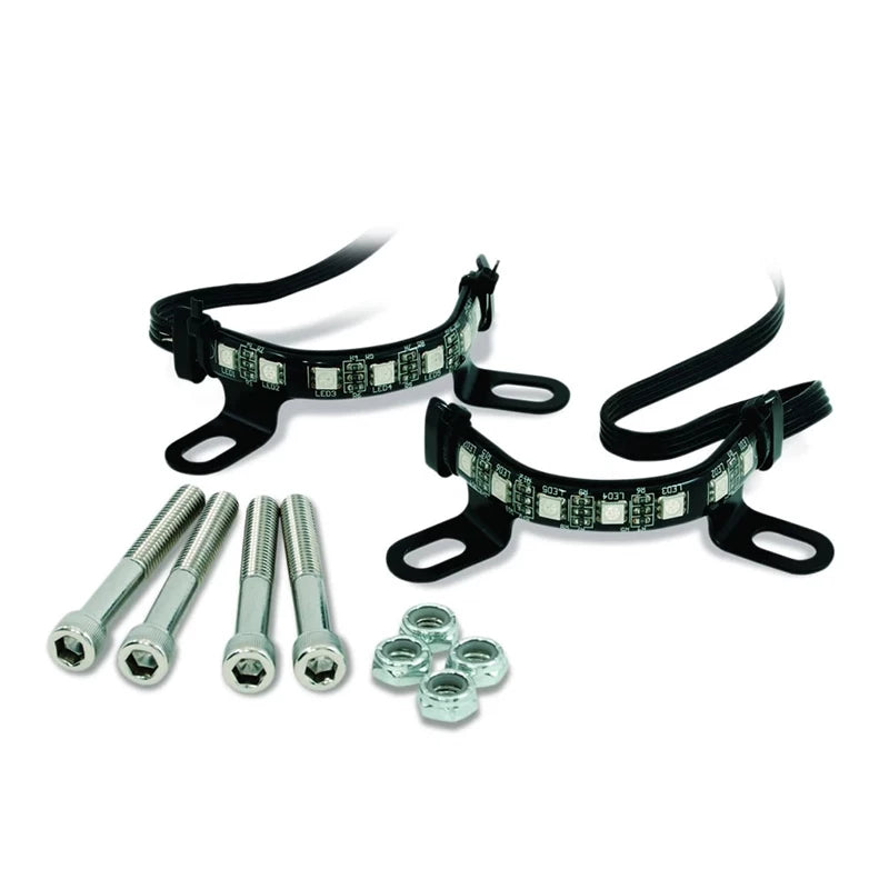 Ciro 41009 front wheel LED accent light kit with mounting hardware
