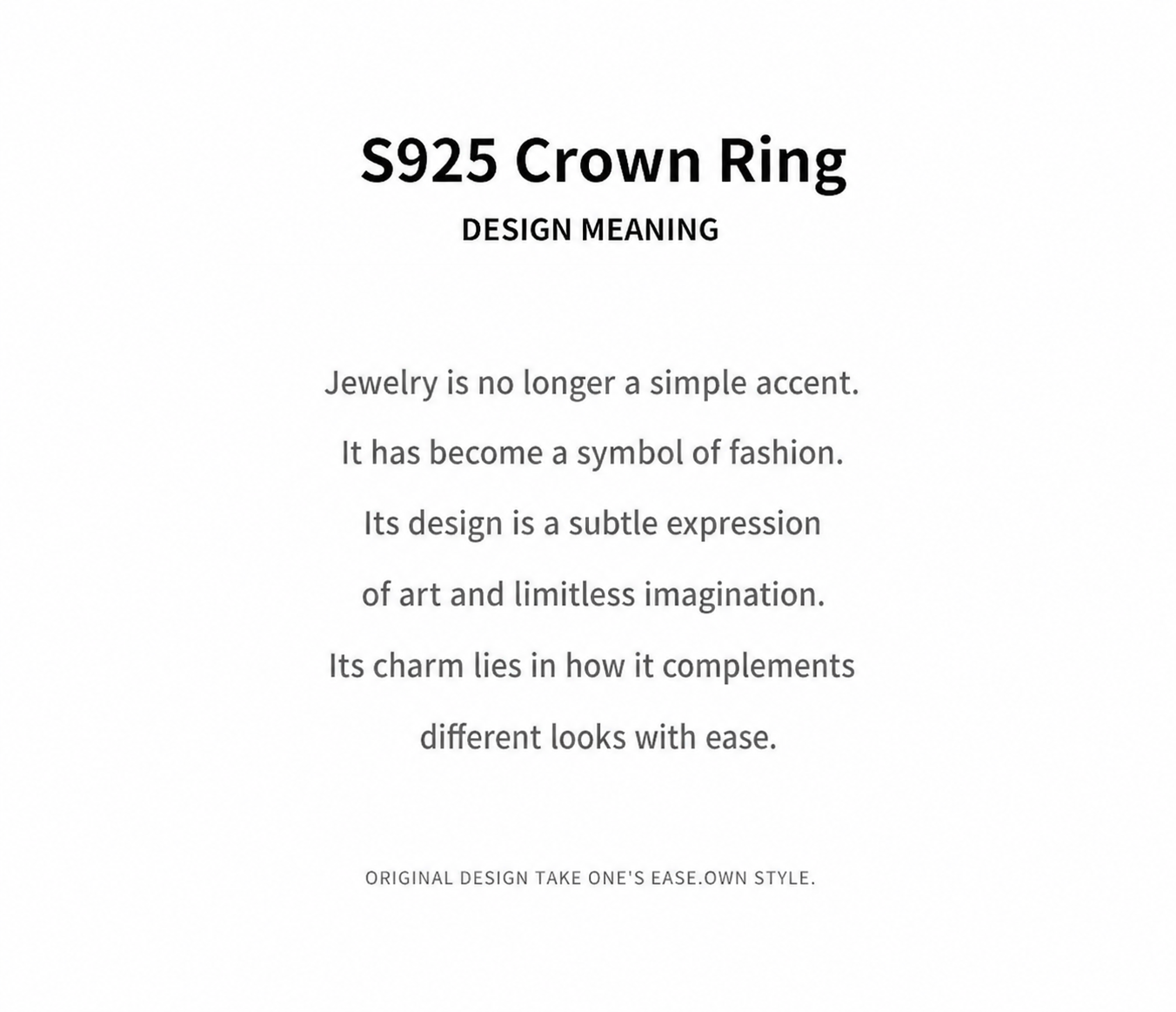 Cross Crown Sterling Silver Biker Ring - English product detail 6