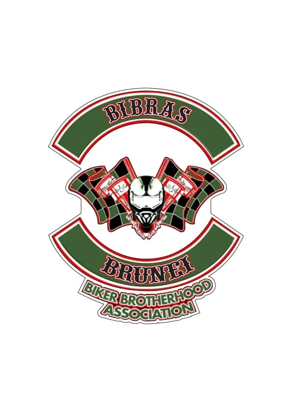 Bat Crest motorcycle club logo supplied as a display-only design reference