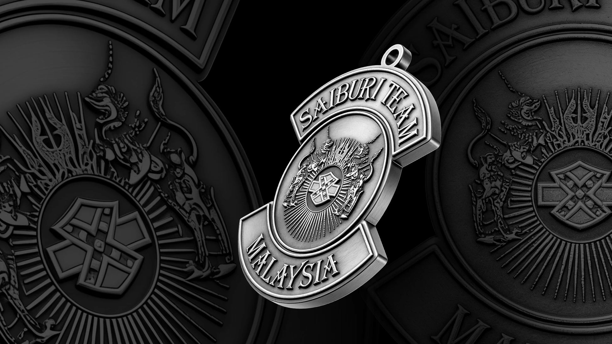 Custom eagle crest motorcycle club pendant craftsmanship reference, gallery layout